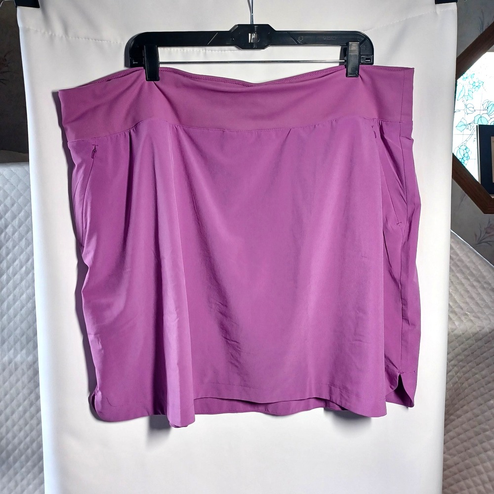 Eddie Bauer Soft Women's 2XL Royal Plum Skort Golf Tennis Pickleball Sportswear